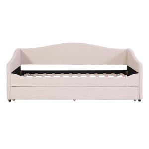 Design Upholstered Daybed With Light and Trundle