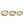 Set of 3 Round Decorative Brown Bamboo Woven Trays with Handles