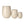 U_STYLE Lightweight Round MGO Outdoor Planter Set - 3 Sizes