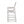 Outdoor Bar Height Adirondack Patio Chair With Cup Holder And Armrests All Weather UV Resistant - White
