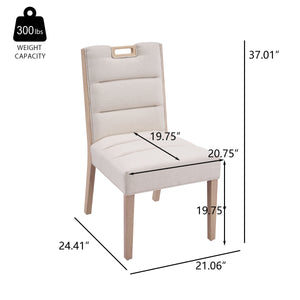 Upholstered Armless Dining Chairs