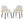 Indoor Dining Chair Set of 2 with Sturdy Frame - Beige / Yellow