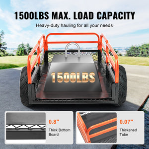 Heavy Duty Steel ATV Dump Trailer
