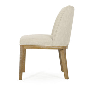 Modern Dining Chair With Durable Fabric Upholstery And Sturdy Wooden Frame (Set of 2)