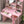 Pink Vanity Desk with Mirror & Light