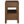 Verona - 2 Drawer Bedside Table With Hidden Storage - Walnut