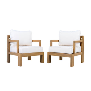 Outdoor Acacia Patio Chair (Set of 2)