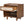 Walnut Nightstand with Rattan Detail, MDF + Solid Wood