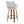 Mustang - Contemporary Fixed Height Counter Stool With Swivel With Round Footrest (Set of 2)