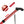 Walking Cane Aluminum Alloy Walking Stick Adjustable Folding Travel Hiking Stick Anti-Slip