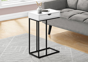 Accent Table, C-Shaped Contemporary & Modern Versatile Design