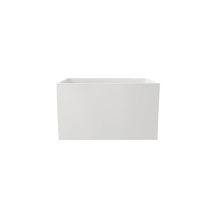 43" Acrylic Freestanding Bath Tub Modern Soaker Tub