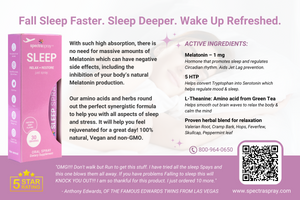SLEEP - Melatonin Spray
