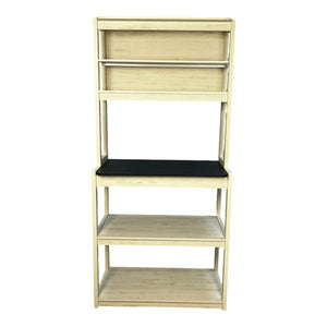 31.5" Baker's Rack in White and Black