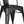 Set of 4 Stackable Metal Dining Chairs
