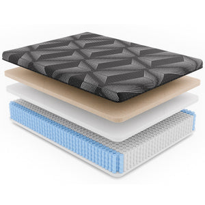 Diamond Matrix Copper Cooling Medium Feel Full Hybrid Mattress