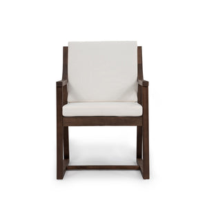 TREXM Patio Dining Table Set for 6 with Umbrella Hole