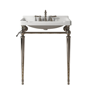 VICI 28" Bathroom Console Sink, Wall-Mounted