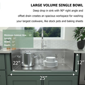 Stainless Steel Drop In Kitchen Sink, Topmount