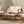 Outdoor Acacia Wood Loveseat and Coffee Table Set with Cushions