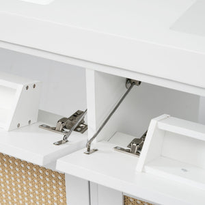 Bathroom Vanity With Double Sink, Large Storage Space