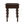 Solid Wood End Table with Drawer in Espresso Finish