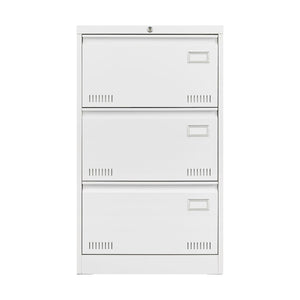 Filing Cabinet Lateral File Cabinet 3 Drawer, Locking Metal File Cabinets Three Drawer, Office Filing Cabinet With Lock Drawers For Home Office
