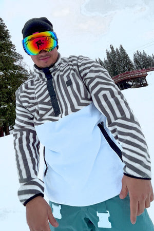 Fall Line Fleece Baby Blue - Men's - TRAPSKI