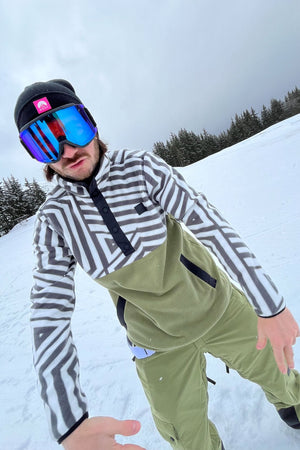 Fall Line Fleece Khaki - Men's - TRAPSKI