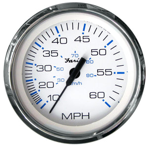 Faria Chesapeake White SS 4" Speedometer - 60MPH (Pitot) - TRAPSKI