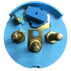 Faria Euro Black 2" Cylinder Head Temperature Gauge (60 to 220 F) with Sender - TRAPSKI