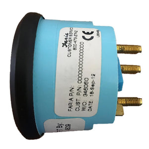 Faria Euro Black 2" Water Temperature Gauge - Metric (40 to 120 C) - TRAPSKI