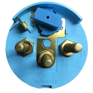 Faria Euro Black 2" Water Temperature Gauge - Metric (40 to 120 C) - TRAPSKI