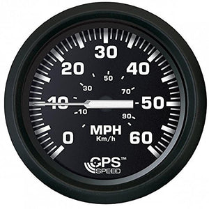Faria Euro Black 4" Speedometer 60MPH (GPS) - TRAPSKI