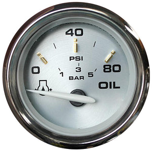 Faria Kronos 2" Oil Pressure Gauge - 80 PSI - TRAPSKI