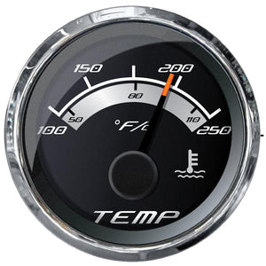 Faria Platinum 2" Water Temp Gauge (100-250F) - TRAPSKI