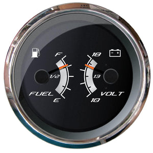 Faria Platinum 4" Multi-Function - Fuel Level Voltmeter - TRAPSKI