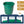 Farm Innovators 3 Gal Flat Back Plastic Heated Bucket, 70 Watt, Green (4 Pack) - TRAPSKI