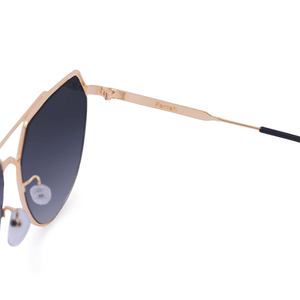 Farrah - Midnight Square Aviator Sunglasses - TRAPSKI