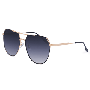 Farrah - Midnight Square Aviator Sunglasses - TRAPSKI