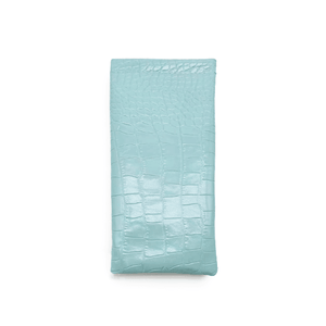 Faux Croco - Turquoise Soft Pouch - TRAPSKI