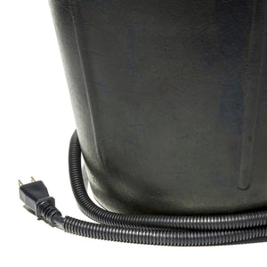 Farm Innovators 18 Qt Rubber Flat Back Heated Bucket w/ Guard, 90 Watt (3 Pack)