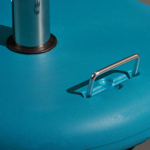 Wheelie - Round Umbrella Base With Stainless Steel Holder