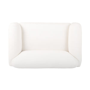 Bouclé Fabric Loveseat Sofa - 50 Inch
