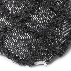 Jumanji - Handcrafted Wool And Cotton Pouf - Brown