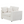 U-Style 4-Piece Sofa Set, 2 Accent Chairs + Loveseat + Movable Ottoman