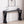 Console Table With Crossed Legs For Hallway - Black