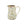 6.3x4.5x7.1' Round Ceramic Pitcher Vase with Multi-Colored Floral Motifs