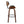 Lombardi - Mid-Century Modern Fixed Height Barstool With Swivel With Round Footrest (Set of 2)