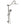Shower System With 5 Function Rain Hand Shower And Slide Bar Combo